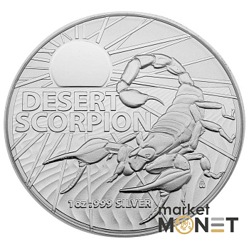 Срібна монета 1 долар 2022 Австралія 999 1 Oz Пустельний скорпіон