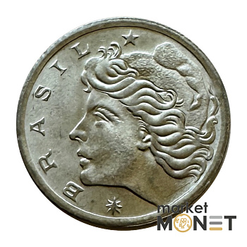 Монета 5 сентаво 1975 рік Бразилія (8.21)