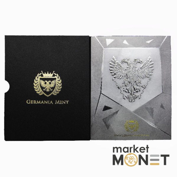 Срібна монета 10 марок 2021 Німеччина 999 2 Oz Германія