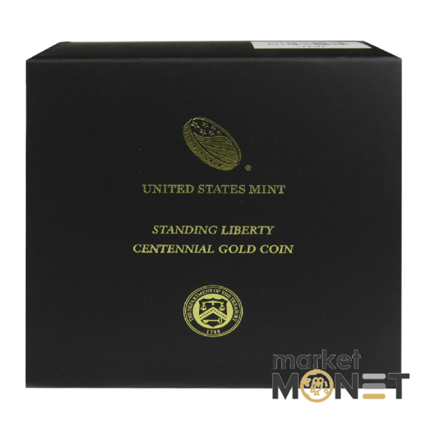 Золота монета 25 центів 2016 Стояча Свобода Золота монета 25 центів 2016 Стояча Свобода