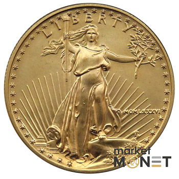 Золота монета 1/2 oz Американський Орел 25 доларів 1986 США Золота монета 1/2 oz Американський Орел 25 доларів 1986 США