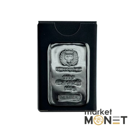 Срібний злиток 100 грам 