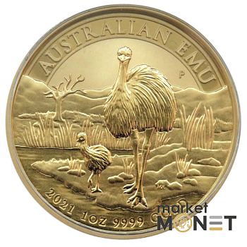 Золота монета 1oz Ему 100 доларів 2021 Австралія Золота монета 1oz Ему 100 доларів 2021 Австралія