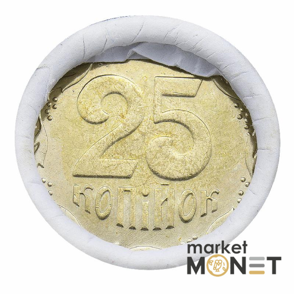 Ролик 25 копійок 2010 Україна (50 штук)