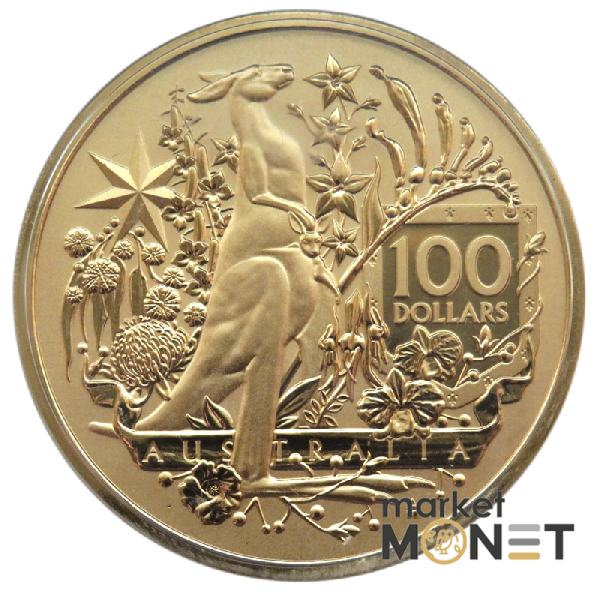 Золота монета 1oz Герби Австралії 100 доларів 2021 Австралія Золота монета 1oz Герби Австралії 100 доларів 2021 Австралія