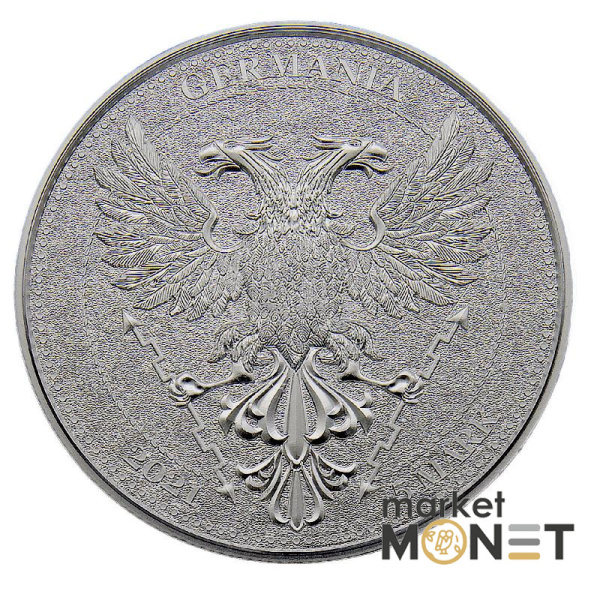 Срібна монета 5 марок 2021 Німеччина 999 1 Oz Каштан