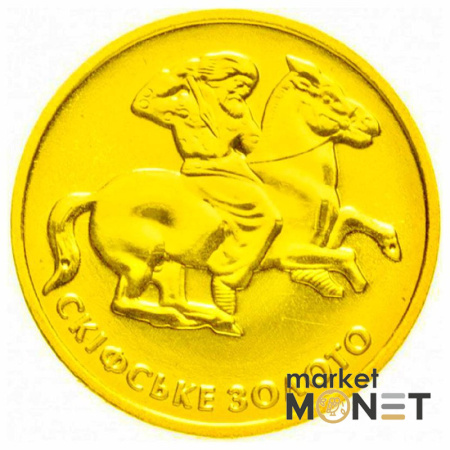 Золота монета 2 грн "Скіфське золото" Вершник 2005 р. Україна