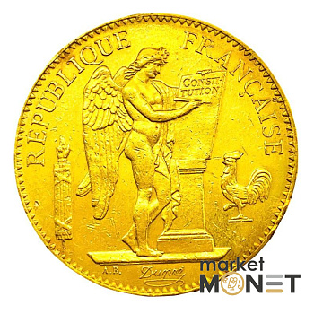 Золота монета 100 франків 1882 рік Франція