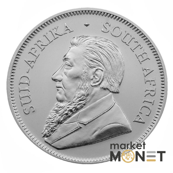 Срібна монета 1 ранд 2022 ПАР 999 1 Oz Крюгерранд