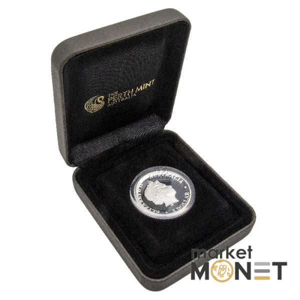 Срібна монета 1 долар 2011 Австралія 999 1 Oz Австралійський Кенгуру