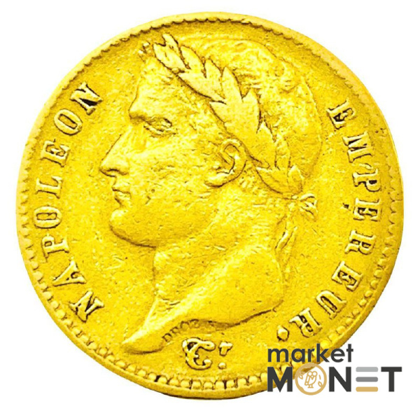 Золота монета 20 франків 1812 Франція