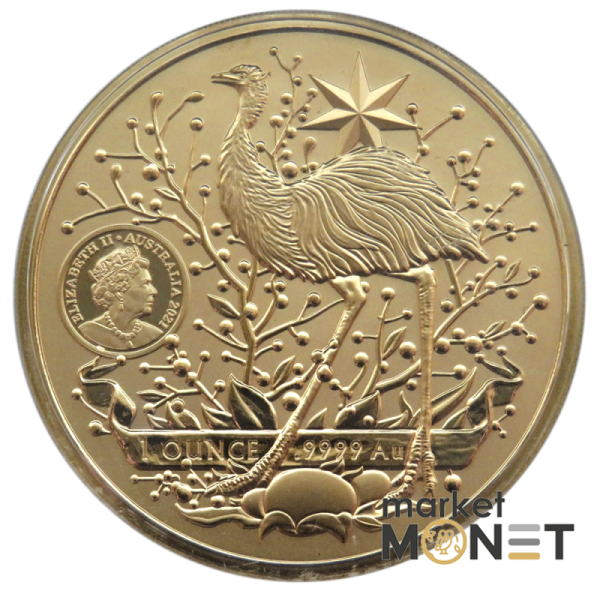 Золота монета 1oz Герби Австралії 100 доларів 2021 Австралія Золота монета 1oz Герби Австралії 100 доларів 2021 Австралія