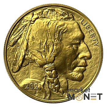 Золота монета 50 доларів 2021 США 9999 1oz Американський бізон Золота монета 50 доларів 2021 США 9999 1oz Американський бізон
