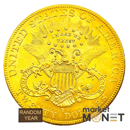 Золота монета 20 доларів США