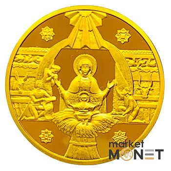 Золота монета 50 грн Різдво Христовe 1999 р