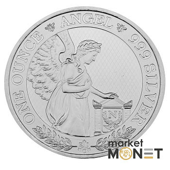Срібна монета 1 фунт 2021 Великобританія 999 1 Oz Янгол Наполеона