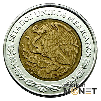 Монета 1 песо 1998 рік Мексика 3,94 г. (1)