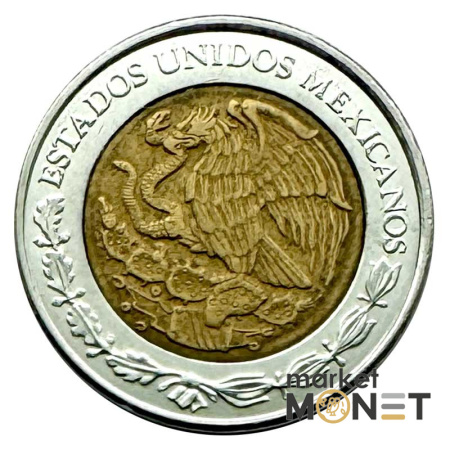 Монета 1 песо 1998 рік Мексика 3,94 г. (1)