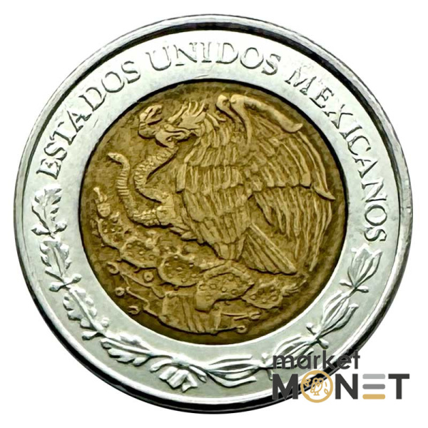 Монета 1 песо 1998 рік Мексика 3,94 г. (1)