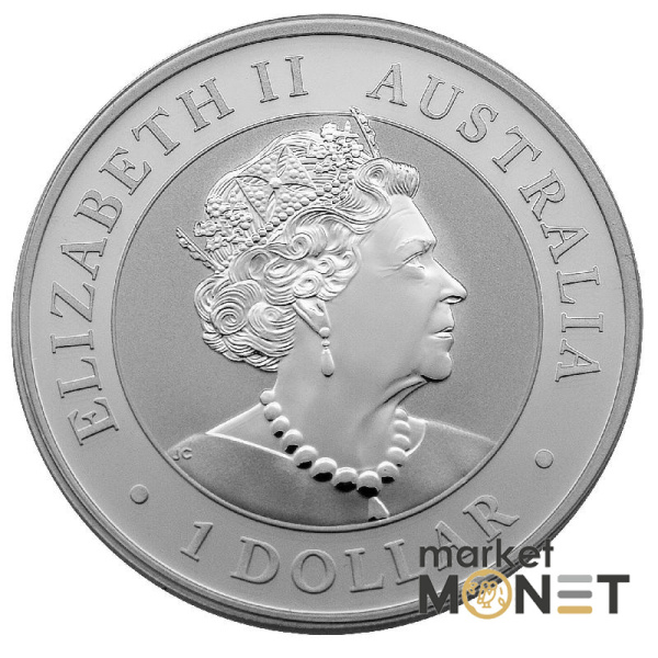 Срібна монета 1 долар 2022 Австралія 999 1 Oz Кукабара