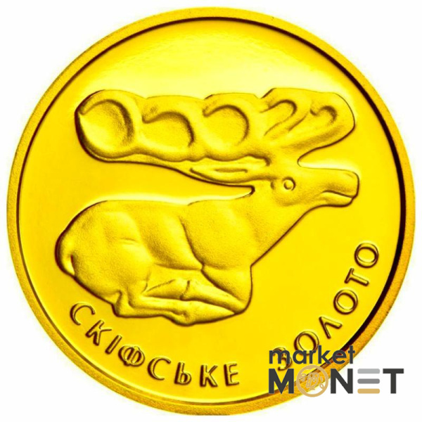 Золота монета 2 грн "Скіфське Золото" Олень 2011 р. Україна