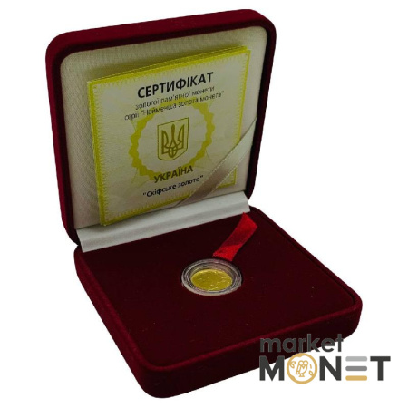 Золота монета 2 грн "Скіфське золото" Вершник 2005 р. Україна