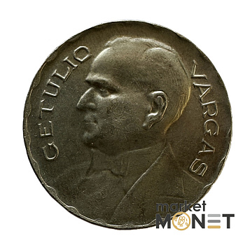 Монета 400 рейсів 1938 рік Бразилія (8.6)