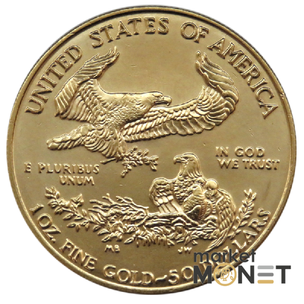 Золота монета 1 oz Американський Орел 50 доларів 1996 США Золота монета 1 oz Американський Орел 50 доларів 1996 США