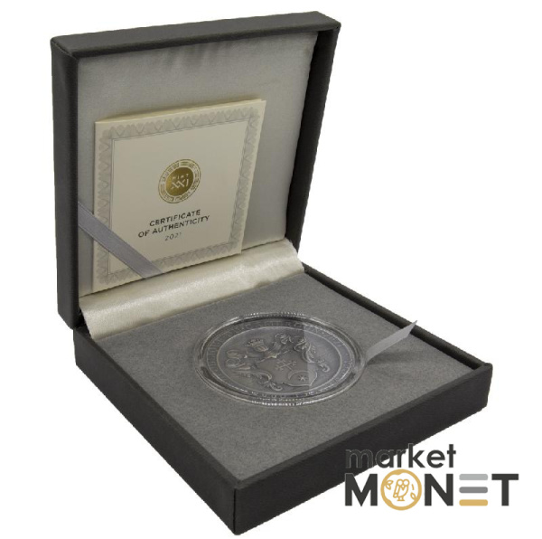 Срібна монета 3000 франків “Запорожський Козак” “Zaporozhian Cossack” Камерун 2021