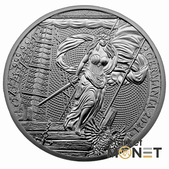 Срібна монета 10 марок 2021 Німеччина 999 2 Oz Германія