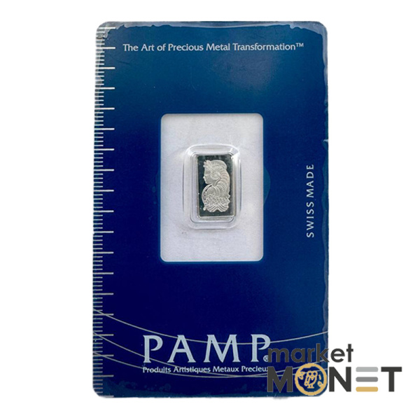 Платиновий злиток 1 грам PAMP
