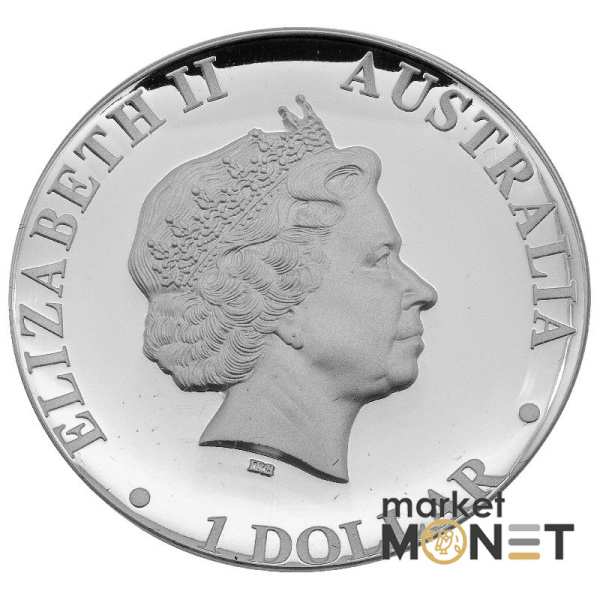 Срібна монета 1 долар 2011 Австралія 999 1 Oz Австралійський Кенгуру