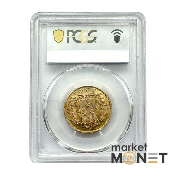 Золота монета 40 франків 1830-А Франція у слабі MS61