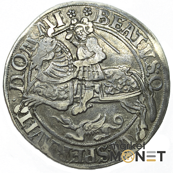 Срібна монета 1 талер 1553 Мансфільд Німеччина