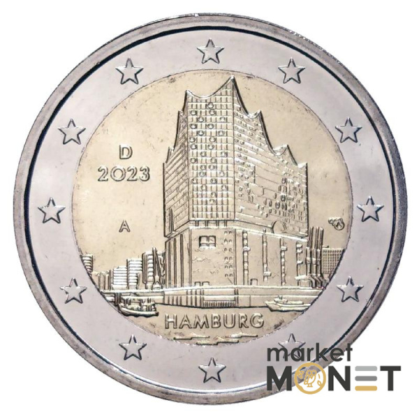 Ролик 2 євро Гамбург 2023