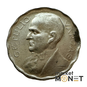 Монета 100 рейсів 1938 рік Бразилія (8.3)