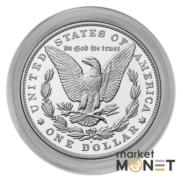 Срібна монета 1 долар 2023 рік, США. Morgan Silver Dollar 2023