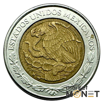 Монета 1 песо 1998 рік Мексика 3,94 г. (2)