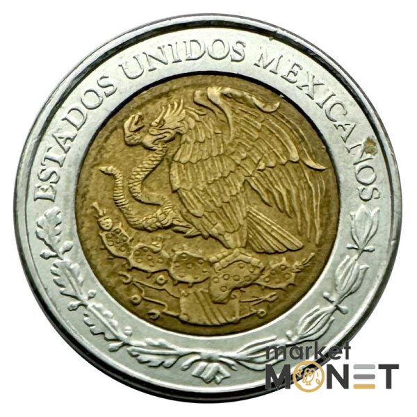 Монета 1 песо 1998 рік Мексика 3,94 г. (2)