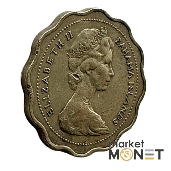 Монета 10 центів 1969 року Багамські острови Королева Єлизавета II (1)