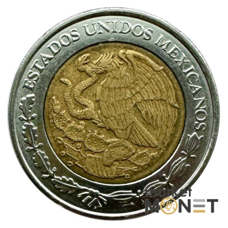 Монета 2 песо 1998 рік Мексика 5,21 г.