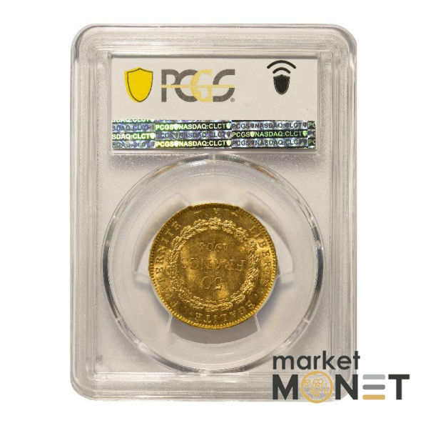 Золота монета 50 франків 1904 А Франція в слабі MS 63 Золота монета 50 франків 1904 А Франція в слабі MS 63