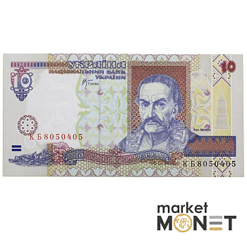 Банкнота 10 гривень 2000 Україна  UNC