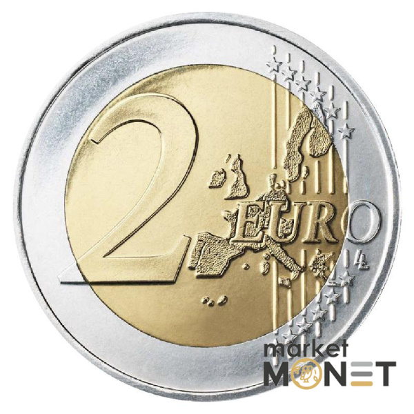 Монета 2 Євро "Kartu su Ukraine" ( Разом з Україною) Литва 2023 у сувенірній упаковці