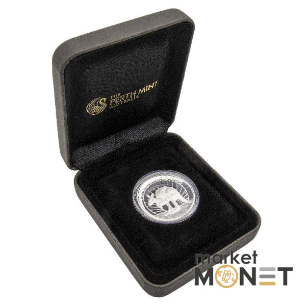 Срібна монета 1 долар 2011 Австралія 999 1 Oz Австралійський Кенгуру