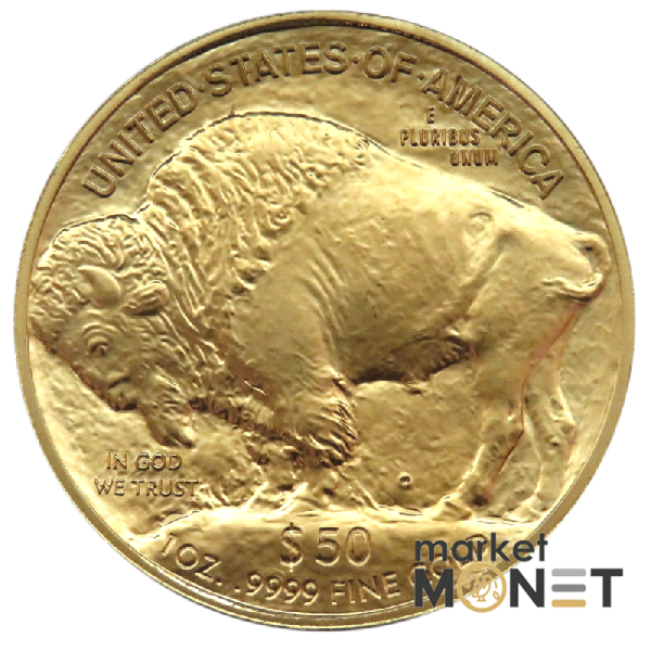 Золота монета 1oz Американський Бізон (Баффало) 50 доларів 2009 США Золота монета 1oz Американський Бізон (Баффало) 50 доларів 2009 США