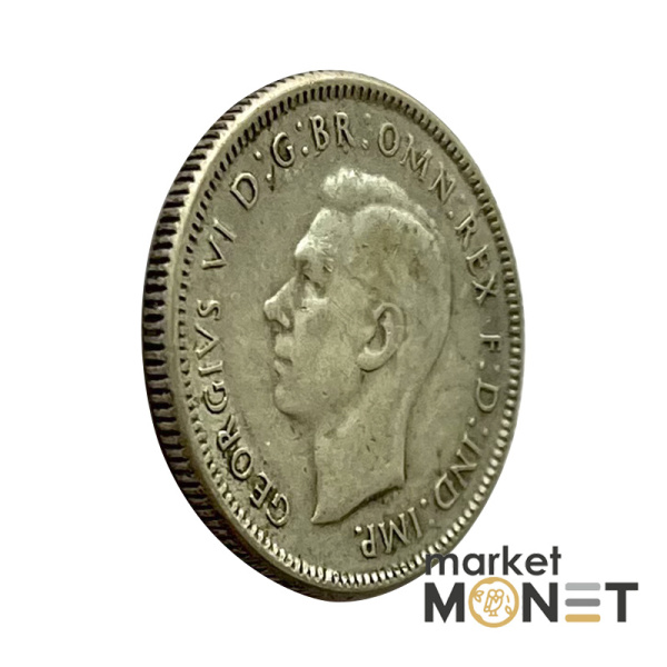 Сріба монета 1 шилінг 1963 рік Австралія 500 5.65 г. Король Георг VI