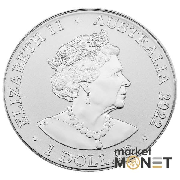 Срібна монета 1 долар 2022 Австралія 999 1 Oz Пустельний скорпіон