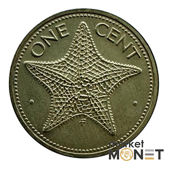 Монета 1 цент 1974 року Багамські острови Королева Єлизавета II (2)