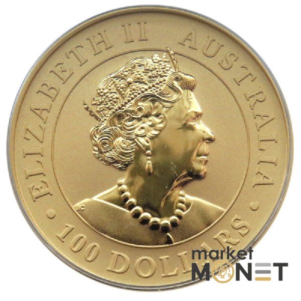 Золота монета 1oz Ему 100 доларів 2021 Австралія Золота монета 1oz Ему 100 доларів 2021 Австралія